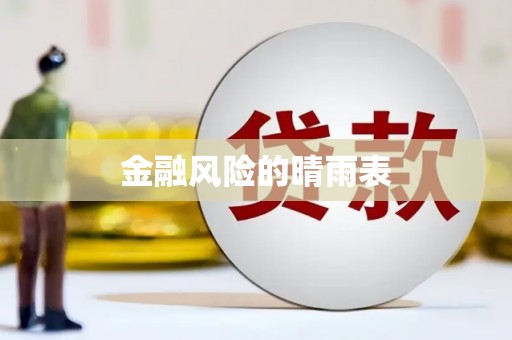 定安金融风险的晴雨表