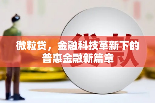 定安微粒贷，金融科技革新下的普惠金融新篇章