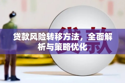 定安贷款风险转移方法，全面解析与策略优化