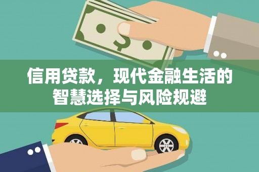 定安信用贷款，现代金融生活的智慧选择与风险规避
