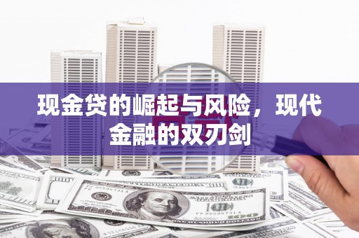 定安现金贷的崛起与风险，现代金融的双刃剑