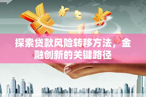 定安探索贷款风险转移方法，金融创新的关键路径