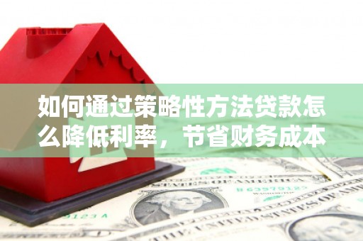 定安如何通过策略性方法贷款怎么降低利率，节省财务成本