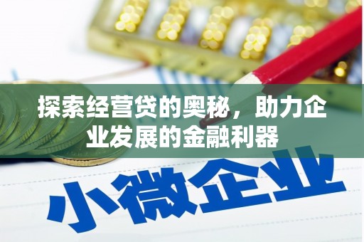 定安探索经营贷的奥秘，助力企业发展的金融利器