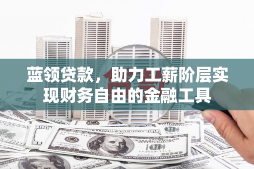 定安蓝领贷款，助力工薪阶层实现财务自由的金融工具