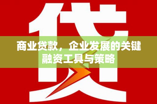 定安商业贷款，企业发展的关键融资工具与策略
