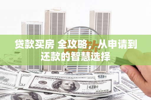 定安贷款买房 全攻略，从申请到还款的智慧选择