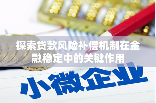 定安探索贷款风险补偿机制在金融稳定中的关键作用