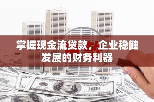 定安掌握现金流贷款，企业稳健发展的财务利器