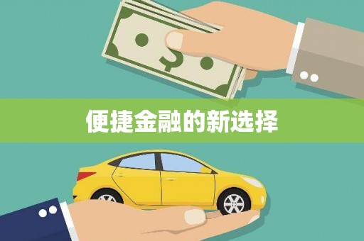 定安便捷金融的新选择