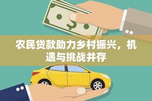 定安农民贷款助力乡村振兴，机遇与挑战并存