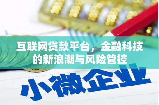 定安互联网贷款平台，金融科技的新浪潮与风险管控