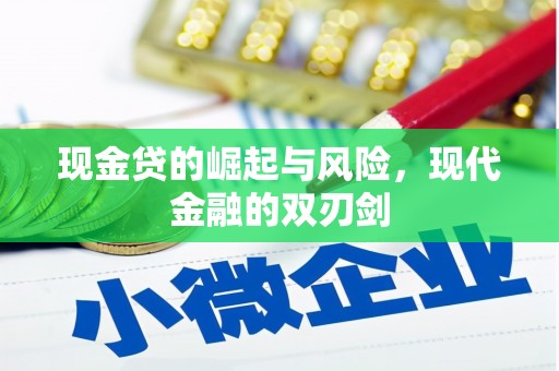 定安现金贷的崛起与风险，现代金融的双刃剑
