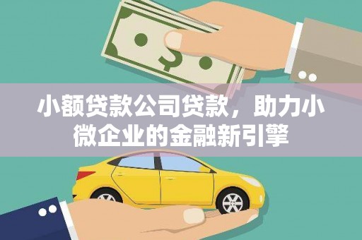 定安小额贷款公司贷款，助力小微企业的金融新引擎