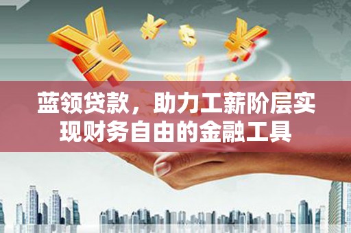 定安蓝领贷款，助力工薪阶层实现财务自由的金融工具