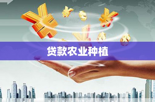 定安贷款农业种植