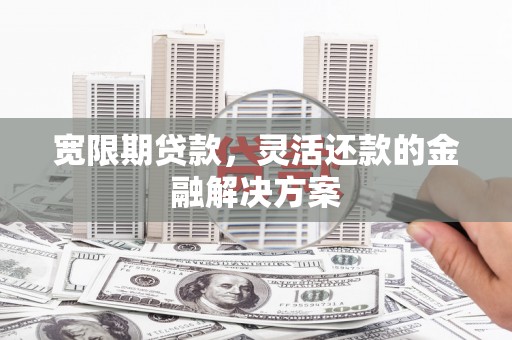 定安宽限期贷款，灵活还款的金融解决方案