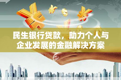 定安民生银行贷款，助力个人与企业发展的金融解决方案