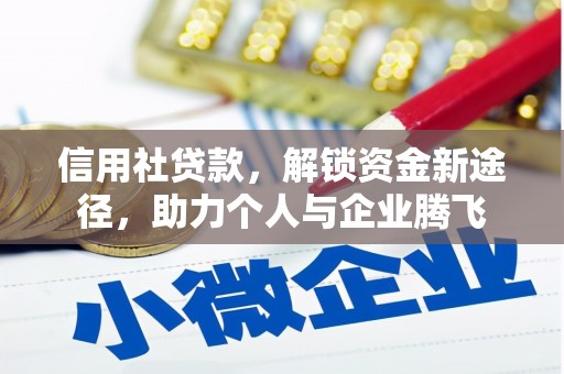 定安信用社贷款，解锁资金新途径，助力个人与企业腾飞