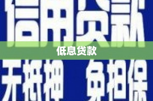 定安低息贷款