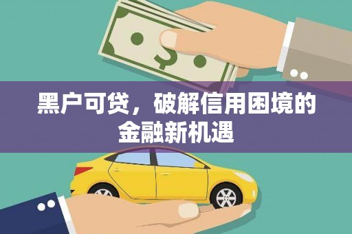 定安黑户可贷，破解信用困境的金融新机遇