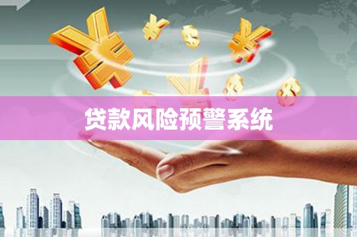 定安贷款风险预警系统